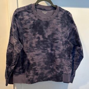 Athleta Farrallon Gray Tie-Dye Sweater
